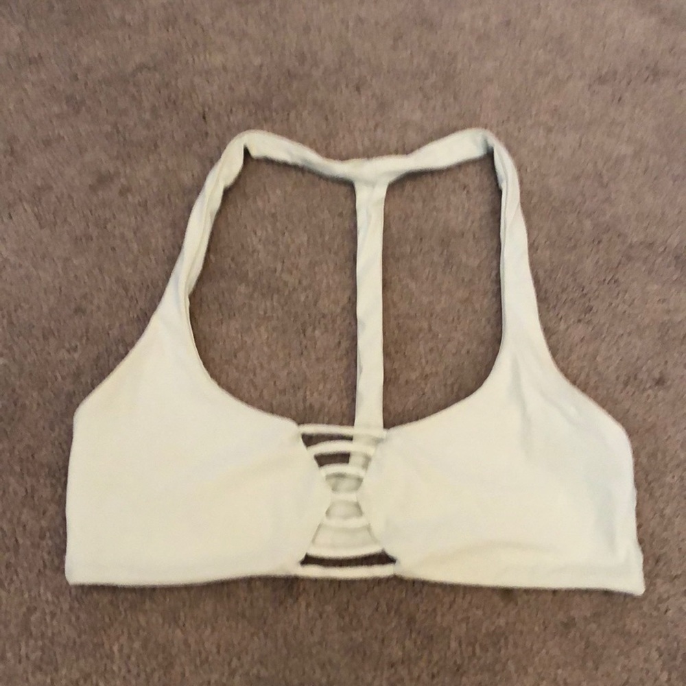 Boys and arrows mint green bikini top